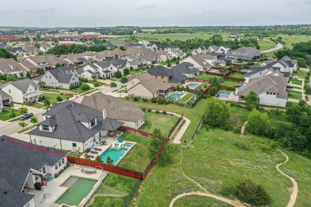 539 Point Vista Dr, Aledo, TX 76008 - drone / aerial view featuring a residential view