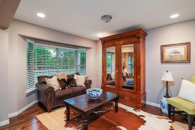 11330 Hillcrest Rd, Dallas, TX 75230 - living room featuring wood finished floors, baseboards, and recessed lighting