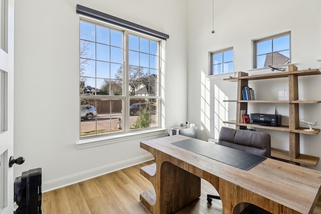 311 Misty Ln, Argyle, TX 76226 - office with baseboards and wood finished floors