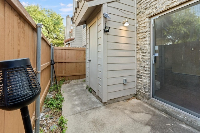 exterior space with fence