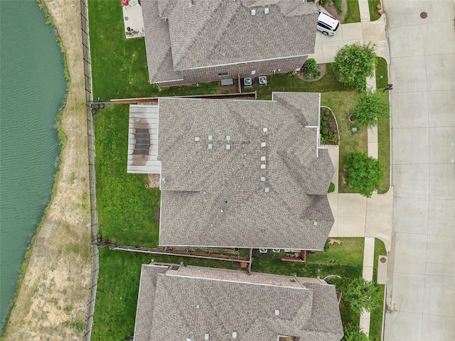 8225 Bonny Bank, The Colony, TX 75056 - drone / aerial view of a large body of water
