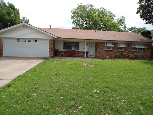 6905 Heritage Ln, Fort Worth, TX 76134 - single story home with brick siding, an attached garage, and concrete driveway