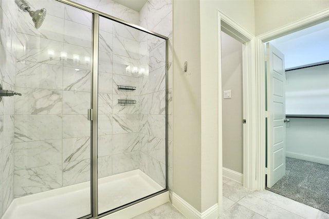 4713 Piedras Lanzar Dr, Mckinney, TX 75070 - full bath featuring baseboards and a shower stall
