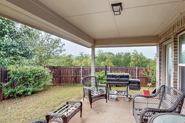11800 Bexley Dr, Burleson, TX 76028 - view of patio with a grill