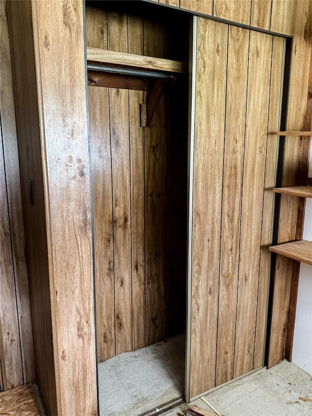 view of closet
