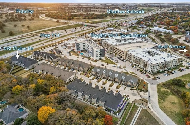 drone / aerial view
