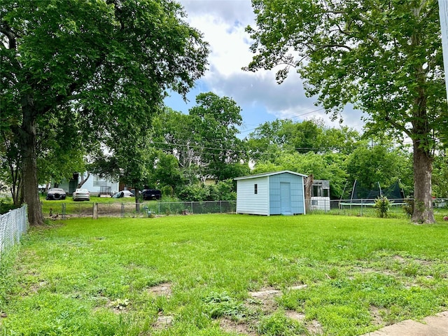 3408 Michigan Ave, Dallas, TX 75216 - view of yard with a storage shed, an outbuilding, and a fenced backyard