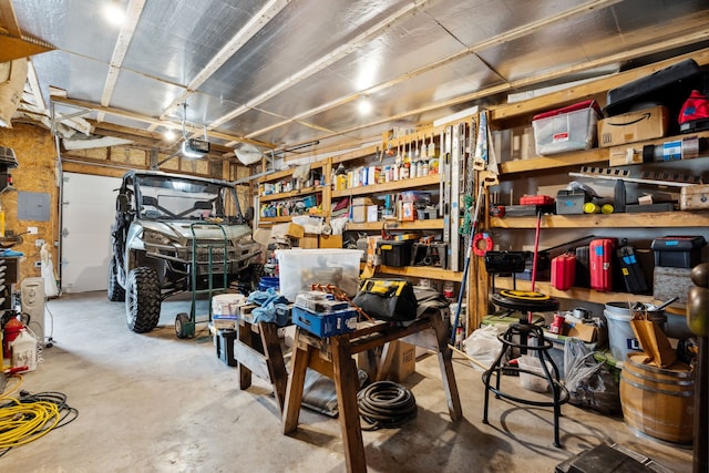 view of storage