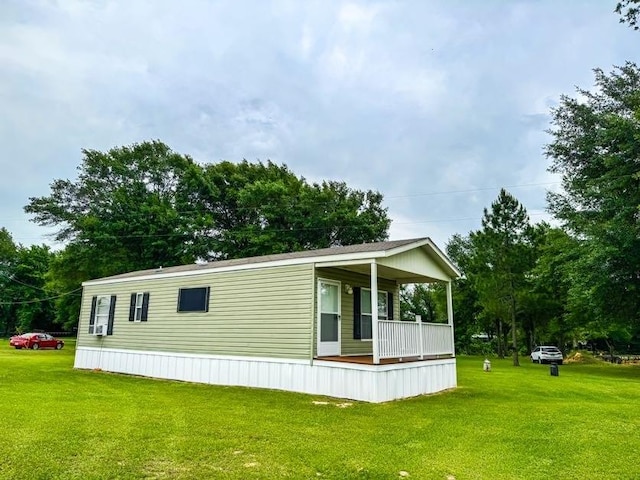 TBD County Road 891, Jewett, TX 75846 - back of house with a yard and covered porch