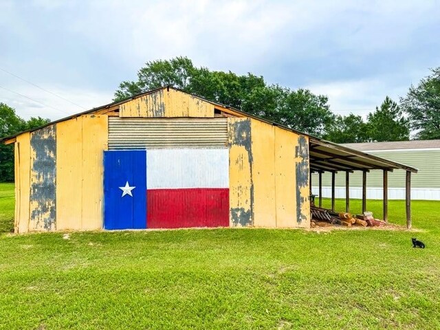 TBD County Road 891, Jewett, TX 75846 - view of pole building with a yard