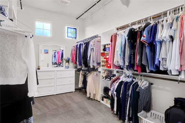 602 Limmerhill Dr, Rockwall, TX 75087 - walk in closet with carpet floors and visible vents