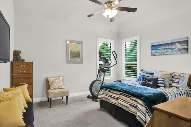 602 Limmerhill Dr, Rockwall, TX 75087 - carpeted bedroom featuring baseboards and ceiling fan
