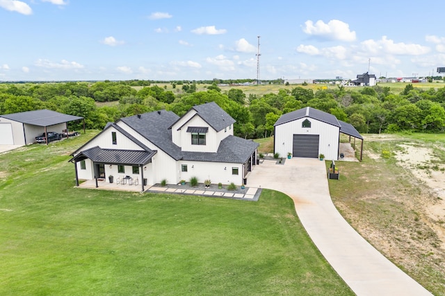 drone / aerial view