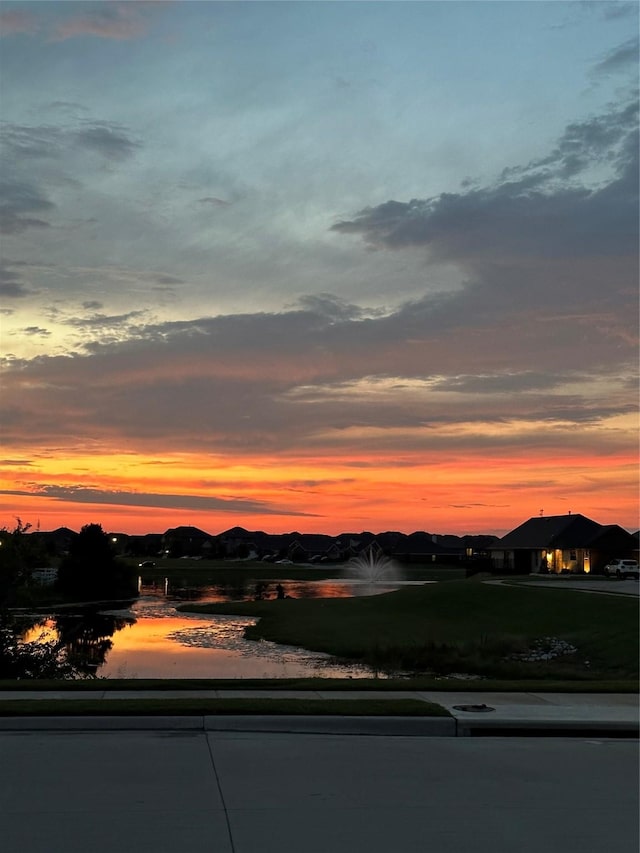 2561 Pettus Dr, Forney, TX 75126 - view of mountain feature with a residential view and a water view