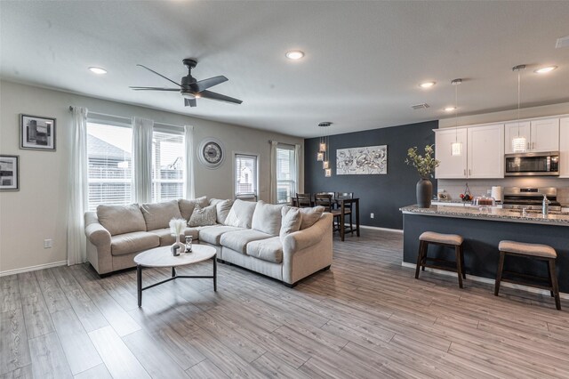 600 Goldenrod Ln, Princeton, TX 75407 - rec room featuring wet bar, visible vents, pool table, baseboards, and beverage cooler