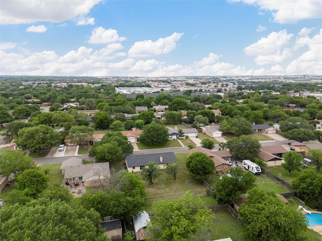 aerial view featuring a residential view