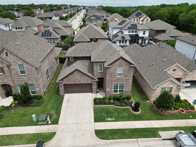 birds eye view of property featuring a residential view