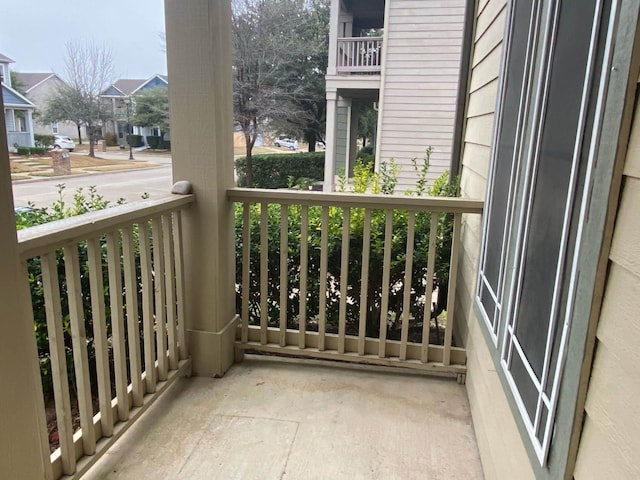 balcony with a porch