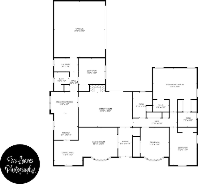 1013 Briarcreek Dr, Arlington, TX 76012 - floor plan