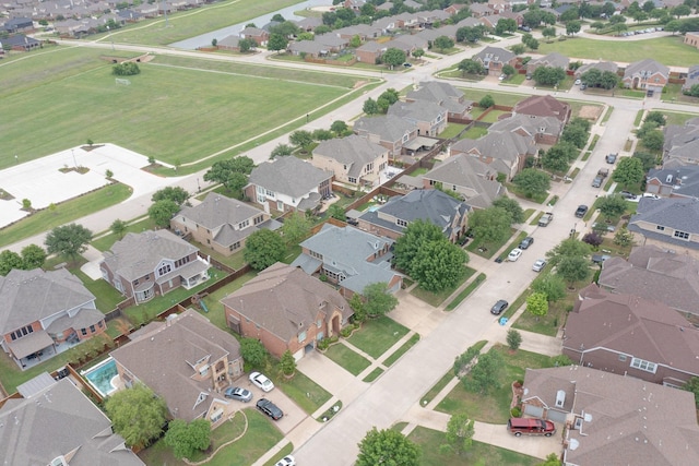 bird's eye view featuring a residential view