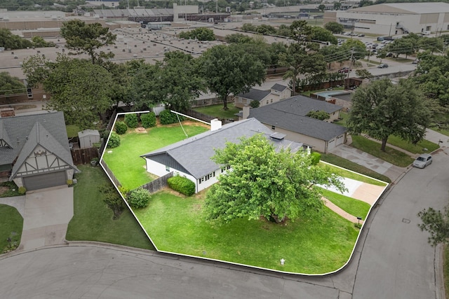 1823 E Cedar Elm Dr, Arlington, TX 76012 - bird's eye view featuring a residential view