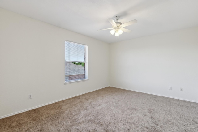 4413 Blackberry Rd, Melissa, TX 75454 - spare room featuring carpet, ceiling fan, and baseboards