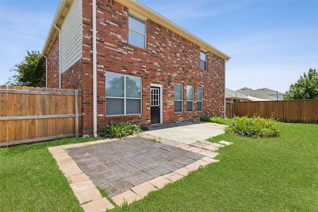4413 Blackberry Rd, Melissa, TX 75454 - rear view of property featuring a patio and brick siding