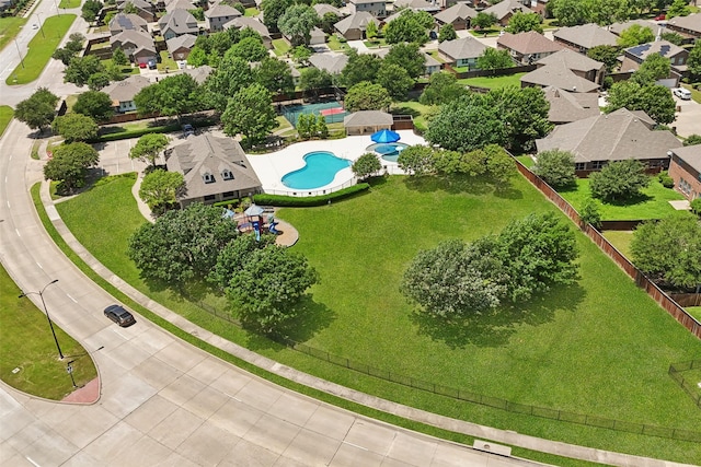 4413 Blackberry Rd, Melissa, TX 75454 - aerial view of residential area with a pool area
