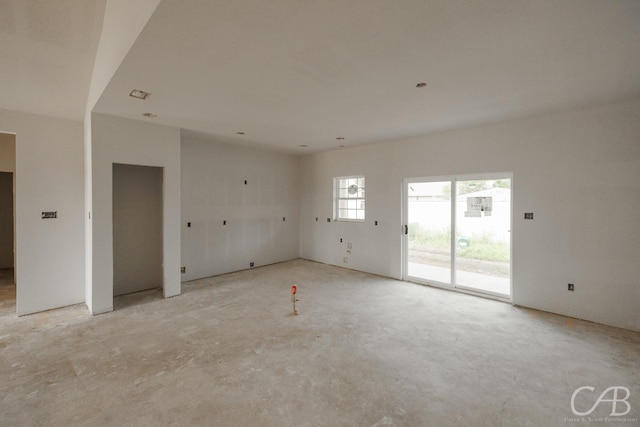 3832 National Dr, Abilene, TX 79602 - empty room with concrete flooring
