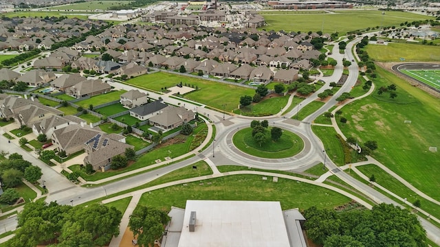 aerial view featuring a residential view