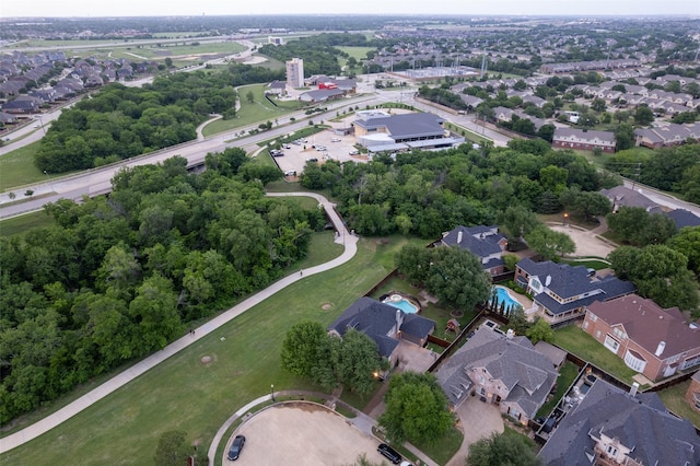 drone / aerial view featuring a residential view