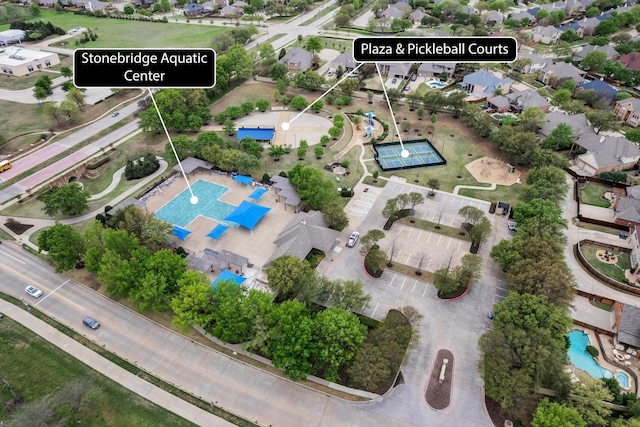 drone / aerial view
