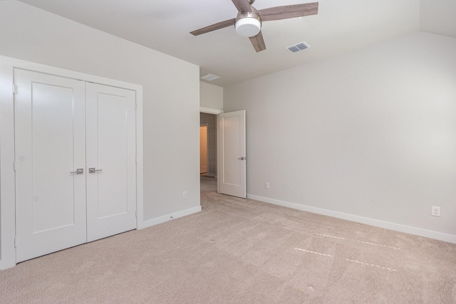 4313 Brookridge Ave, Mckinney, TX 75071 - unfurnished bedroom with a closet, baseboards, carpet flooring, and visible vents