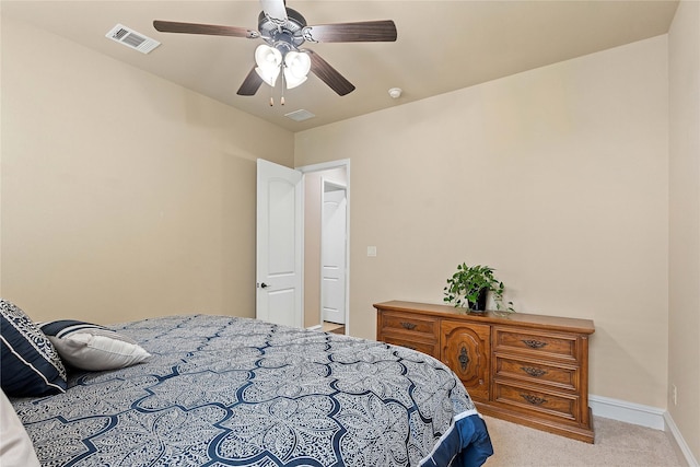 5916 River Highlands Dr, Mckinney, TX 75070 - carpeted bedroom featuring baseboards and a ceiling fan