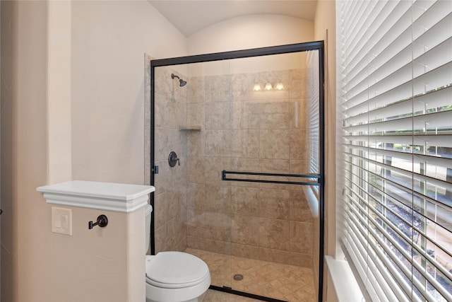 5916 River Highlands Dr, Mckinney, TX 75070 - bathroom with a stall shower and toilet