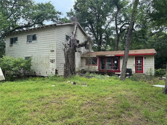 view of rear view of property