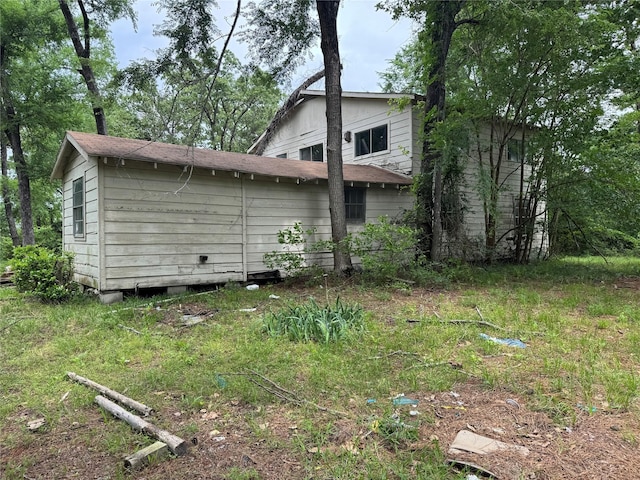 view of rear view of property