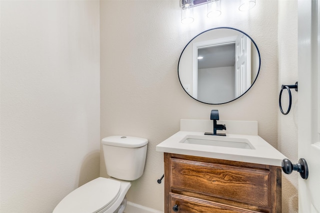 2223 Foxcroft Cir, Denton, TX 76209 - bathroom with toilet and vanity