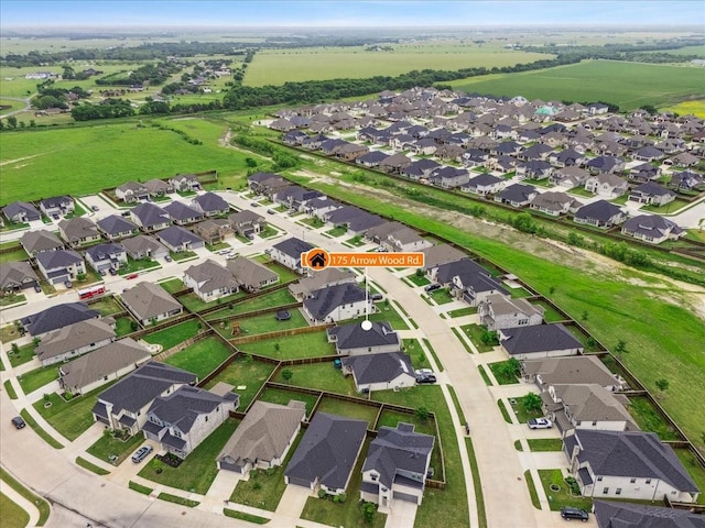 drone / aerial view featuring a residential view