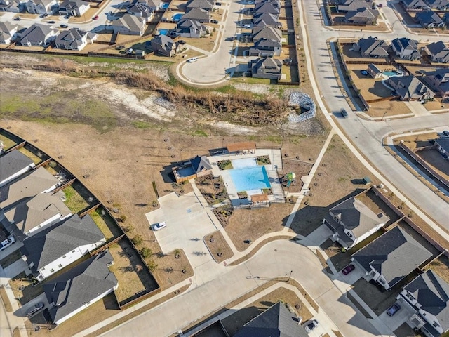 birds eye view of property featuring a residential view