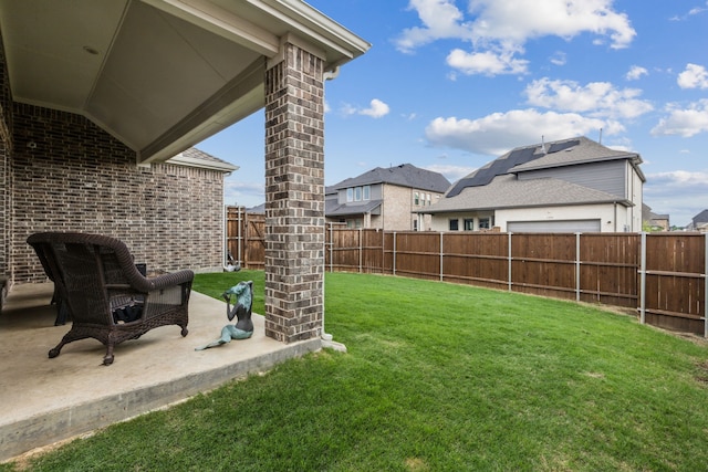 1101 Helmsley Dr, Frisco, TX 75036 - view of yard with a fenced backyard and a patio area