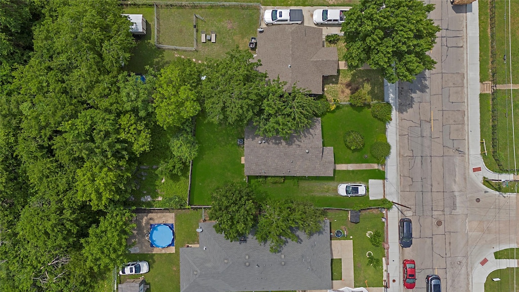 drone / aerial view