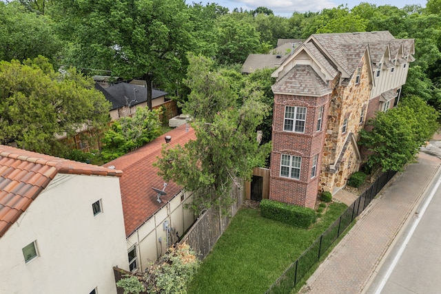 5102 Ridgedale Ave, Dallas, TX 75206 - view from above of property