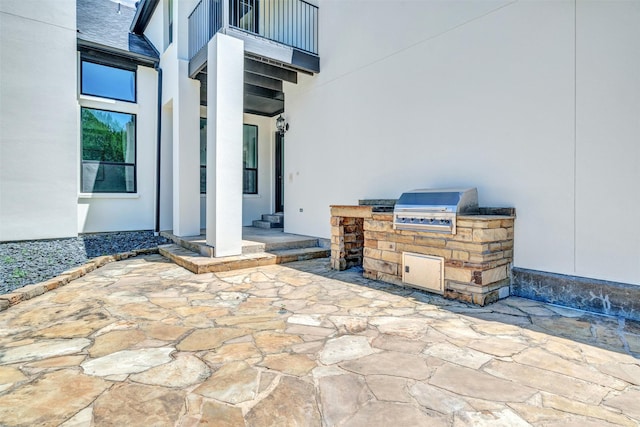 3401 Anthony Cir, Rowlett, TX 75088 - view of patio featuring a balcony