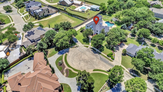 3401 Anthony Cir, Rowlett, TX 75088 - view of property location featuring a pool area and nearby suburban area