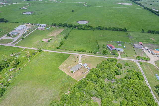 bird's eye view featuring a rural view