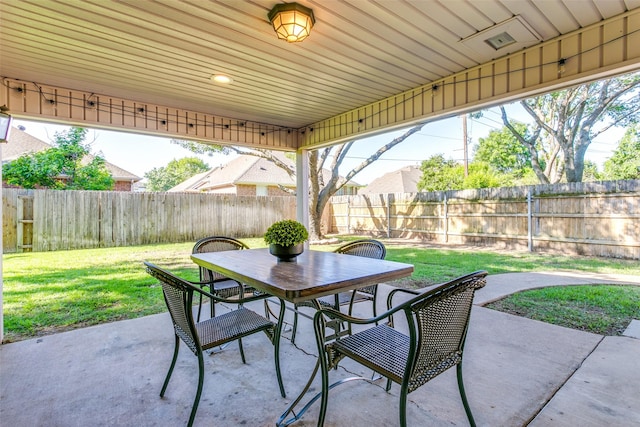 19 Salida Dr, Trophy Club, TX 76262 - view of patio / terrace with outdoor dining space