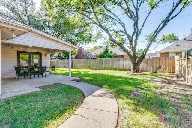 19 Salida Dr, Trophy Club, TX 76262 - view of yard featuring a patio area
