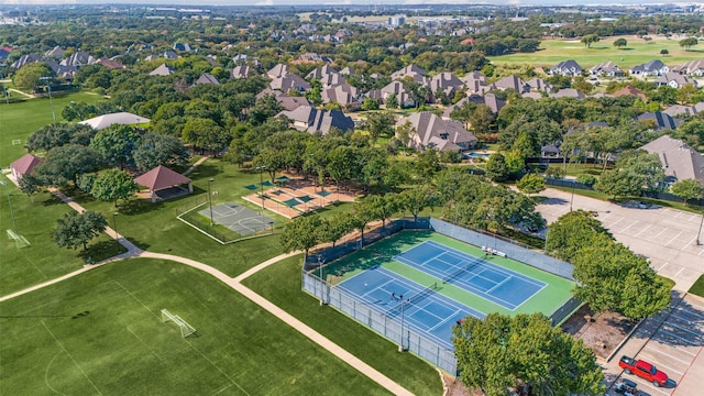 19 Salida Dr, Trophy Club, TX 76262 - aerial view of property's location with nearby suburban area