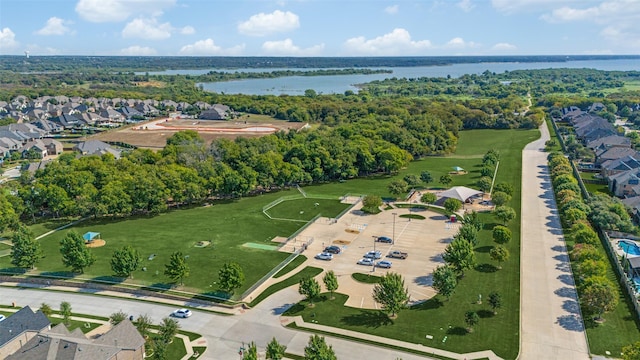 19 Salida Dr, Trophy Club, TX 76262 - aerial view of property's location featuring a large body of water and nearby suburban area